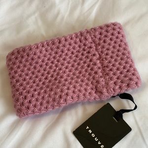 Trouvé Pink Knit Ear Warmer Headband NWT